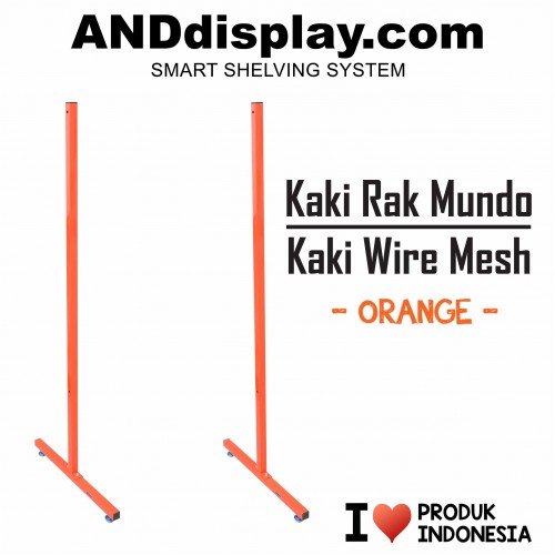KAKI RAK MUNDO / KAKI WIRE MESH ORANGE